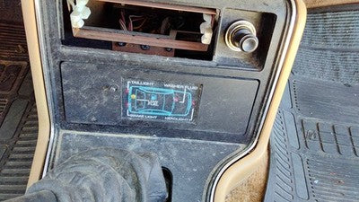 1984 Ford Tempo Indicator Screen Panel Display Oem