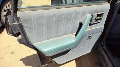 94 Cutlass Ciera Driver Left Rear Inside Door Trim Panel With Switches Back Blue