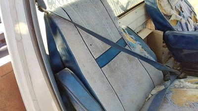 1996 Ford F350 Passenger Right Front Seat Belt Retractor Oem Shoulder Blue