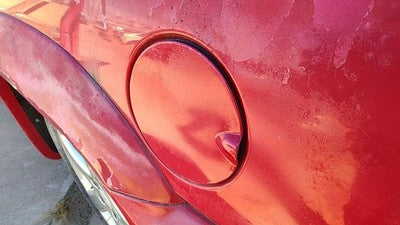 1993 Grand Prix Fuel Tank Door With Hinge Gas Lid Oem Filler Red 2 Door