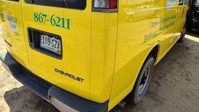 2002 Express Van 2500 Passenger Right Rear Moulding On Quarter Panel Oem Yellow