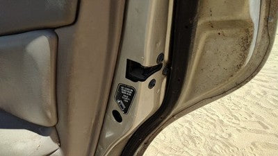 97-04 Buick Century Passenger Right Rear Door Latch With Rods/Cables Oem Back