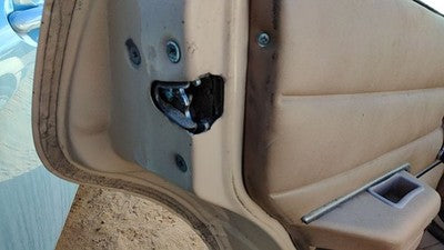 1984 Ford Tempo Driver Left Rear Door Latch With Rods/Cables Oem Back