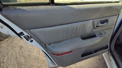 97-05 Buick Century Driver Left Rear Door Trim Panel With Switches Back Gray 14B