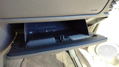 2000 Olds Bravada Glove Box Assembly Complete Door With Latch Oem Pewter 922