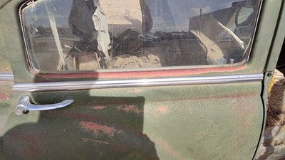 1953 Bel Air 150 Sedan Passenger Right Rear Moulding From Door Back Trim Chrome