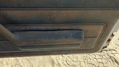 1985 Pontiac Sunbird Passenger Right Front Door Trim Panel Manual Windows Blue
