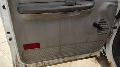 1999-2001 F250 Super Duty Driver Left Front Inside Door Trim Panel Only Oem Gray