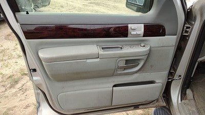 03 Lincoln Aviator Driver Left Front Door Trim Panel With Master Switch Gray Bl