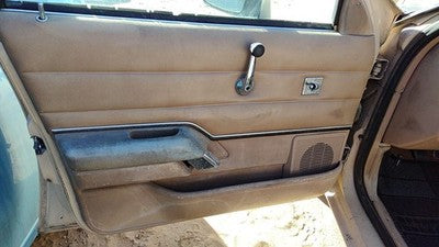 1984 Ford Tempo Driver Left Front Door Trim Panel Manual Windows Tan