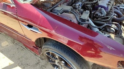 1994-1997 Honda Accord Passenger Right Front Fender Oem Red 6725931