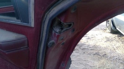 1990 Olds Eighty Eight Passenger Right Rear Door Latch With Rods/Cables Oem Back