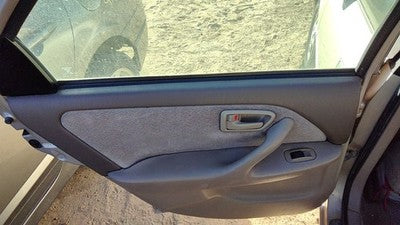 1997-1999 Toyota Camry Driver Left Rear Door Trim Panel With Switches Back Tan