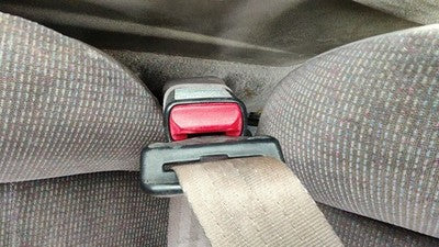 1997 Ford Contour Driver Left Front Seat Belt Buckle Receiver Oem Ul Tan