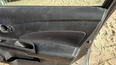 14-18 Versa Passenger Right Front Door Trim Panel With Switches Charcoal G