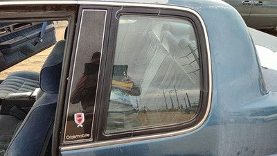 86-91 Olds Cutlass Calais Driver Left Rear Quarter Glass Back Side Window 2 Door