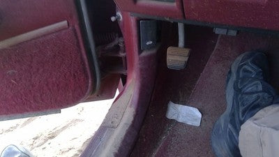 1990 Olds Eighty Eight Driver Left Lower Kick Trim Panel Oem Red