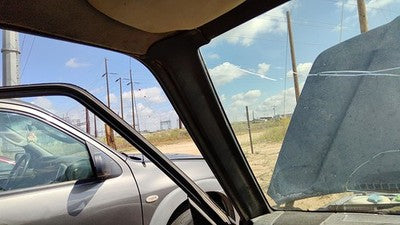 1997 Suzuki Sidekick Driver Left A Pillar Trim Windshield Post Panel Gray Gri