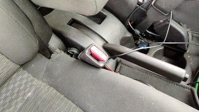 2006-2011 Chevy Hhr Passenger Right Front Seat Belt Buckle Receiver Black 19B