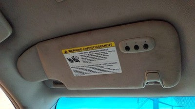 2010-2012 Ford Fusion Driver Left Sun Visor Oem Charcoal Fw Ah6z5404105ad