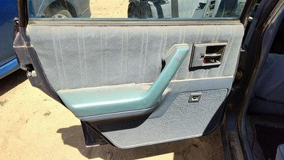 94 Cutlass Ciera Driver Left Rear Inside Door Trim Panel With Switches Back Blue