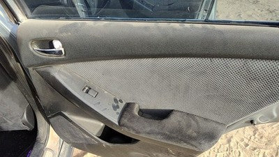 07-09 Altima Passenger Right Rear Door Trim Panel With Switches Back Charcoal G
