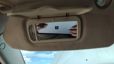 2007-2008 Chrysler Pacifica Driver Left Sun Visor Oem Gray Da 1Fu671W1Aa
