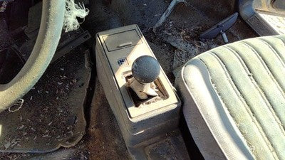 1985 Pontiac Sunbird Center Console Assembly Blue Oem Mt 5 Speed