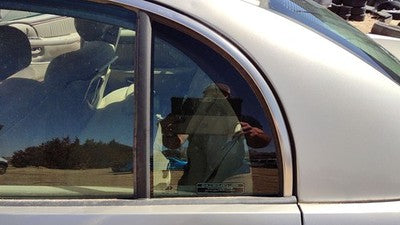 1997-2005 Park Ave Ultra Driver Left Rear Vent Window Back Door Glass With Frame
