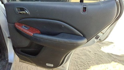 04-06 Acura Mdx Passenger Right Rear Door Trim Panel With Switches Back Black