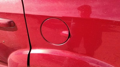 09-20 Dodge Journey Fuel Tank Door With Hinge Gas Lid Oem Filler Inferno Red Prh