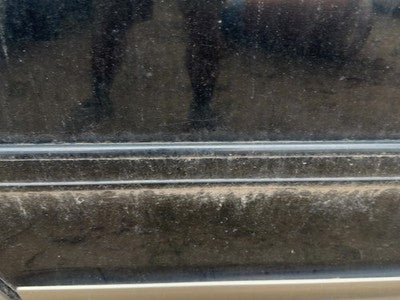 97-02 Ford Expedition Passenger Right Rear Upper Moulding From Door Oem Black
