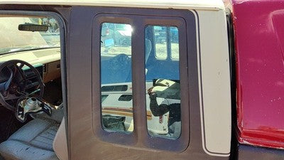1980-1991 Ford F150 Driver Left Rear Quarter Glass Back Side Window Oem