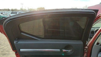 08-10 Charger Driver Left Rear Door Trim Panel With Switches Back Db Slate Gray