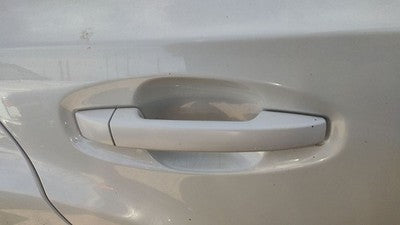10-14 Legacy Outback Passenger Right Rear Outside Door Handle Back Satin White