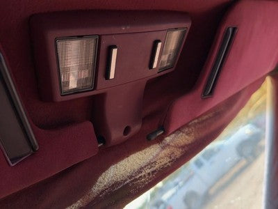 1987 Buick Park Ave Center Overhead Console Oem Dome Light Map Lamp Cubby Red