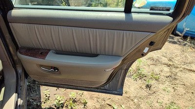 97-03 Buick Park Ave Passenger Right Rear Door Trim Panel With Switches Back Tan