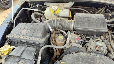 02-03 Jeep Liberty Complete Air Intake Cleaner Filter Box Housing With Tube 3.7L