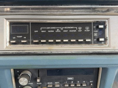 1986-1988 Olds 88 Temperature Control Module In Dash Heater Ac Head Unit Oem