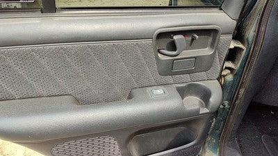 1995-1997 S10 Blazer Driver Left Rear Door Trim Panel With Switches Back Gray