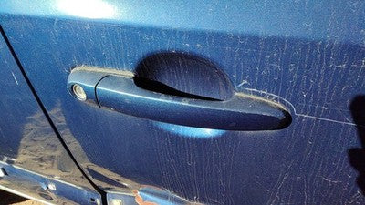 05-09 Hyundai Tucson Passenger Right Front Outside Door Handle Nautical Blue Ol