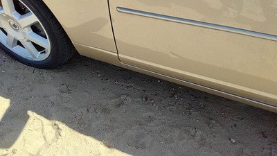 03-07 Cts Driver Left Front Rocker Panel Moulding Side Skirt Oem Sand Storm 61U