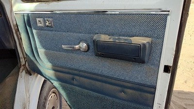 1995 Gmc Van 3500 Passenger Right Front Door Trim Panel With Switches Blue