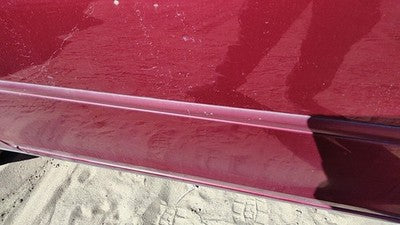 02-06 Camry Driver Left Front Moulding From Door Oem Trim Strip Salsa Red 3Q3