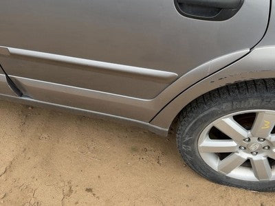 05-09 Legacy Outback Driver Left Rear Lower Moulding From Door Back Silver Slq