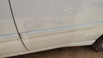 00-07 Station Wagon Driver Left Rear Moulding From Door Back Trim Strip White Yz