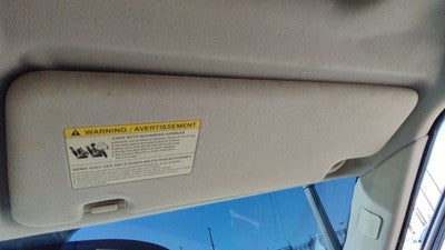 2005-2009 Land Rover Lr3 Passenger Right Sun Visor Oem Tan Edq501083lum