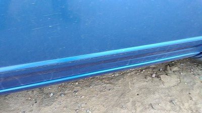 08-14 Dodge Avenger Passenger Right Front Moulding From Door Trim Strip Blue Pbd