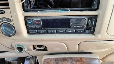98 Lincoln Navigator Temperature Control Module In Dash Heater Ac Head Unit Oem