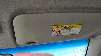 2003-2006 Mitsubishi Outlander Passenger Right Sun Visor Oem Mr975249ha